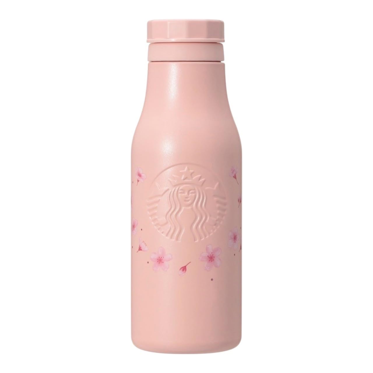 STARBUCKS スターバックス ウォーターボトル(ピンク） Amazon | STARBUCKS スタバ SAKURA 2026 ステンレスロゴボトル マット